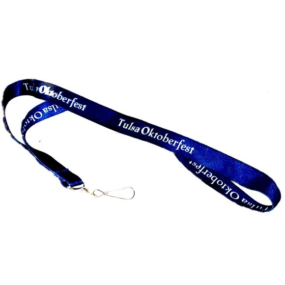 Tulsa Oktoberfest Blue Lanyard - Picture 2 of 2